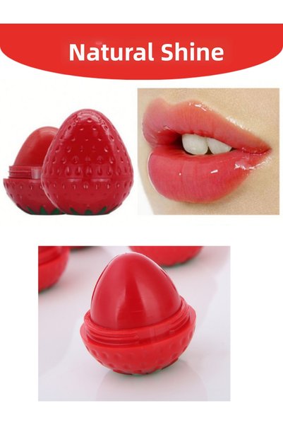 SheMask Lip Balm Lip Balm Moisturizing Intense Moisturizing Nourishing Lip Care Strawberry Natural