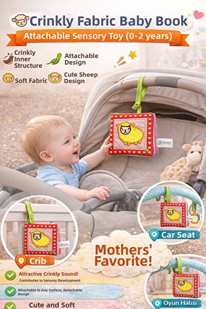 Sozzy Toys My Lamb Embroidered Story Book