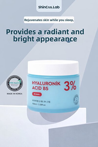 SHINCOS.LAB Hyaluronic Acid B5 3% Cream 100ml