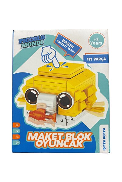 Piccolo Mondi Pufferfish Model Block Toy