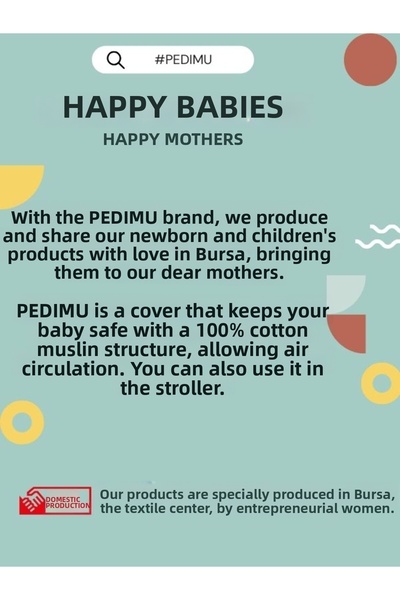 Pedimu Muslin Gray Breastfeeding Apron 60X100 cm – 100% Cotton , Breathable, Adjustable