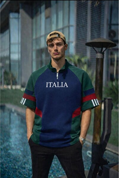 KUN SPORTSWEAR تي شيرت ريترو نوستالجيا بريميوم إيطاليا كونتري كولور مقاس كبير...