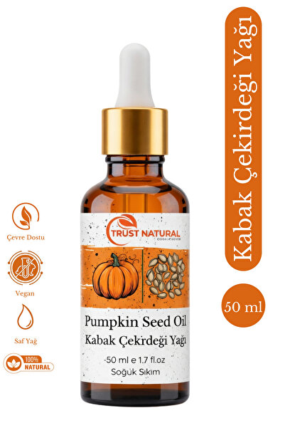 Natural Kabak Çekirdeği Yağı %100 Saf ve Doğal Soğuk Sıkım 50 ml