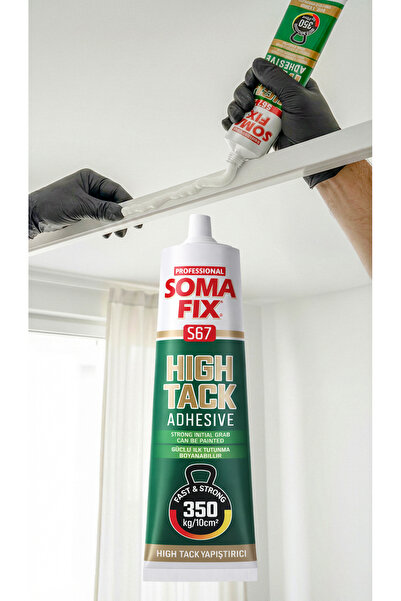 Somafix Küçük Perde Rayı Korniş Yapıştırıcısı 60 ml (El ile sıkılır)