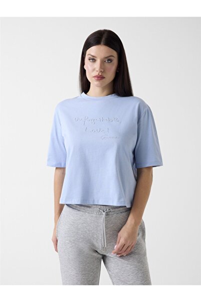 Guess Embroidered logo T-shirt