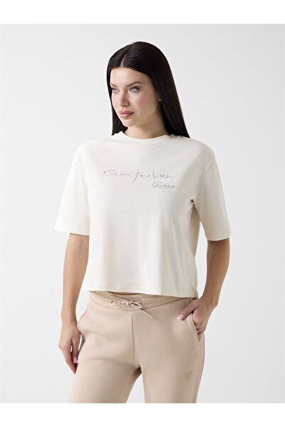 Guess Embroidered logo T-shirt