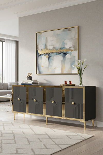 zetuna home KA1811AG KONSOL, ÇOK AMAÇLI DOLAP, KAHVE KÖŞESİ VE TV SEHPASI ANT...