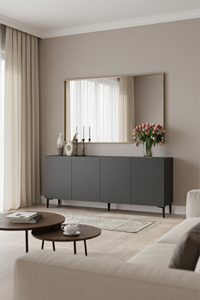 zetuna home KA1899A KONSOL, ÇOK AMAÇLI DOLAP, KAHVE KÖŞESİ VE TV SEHPASI ANTR...