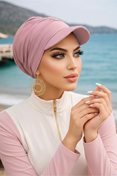 Aişe tesettür Powder Pool - Плажна шапка / Може да се носи върху бански костюм
