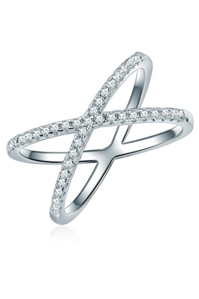 Lulu & Jane Silberring Ring Sterling Silber Zirkonia weiß