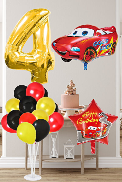 tedaks زينة عيد ميلاد على شكل بالونات ذهبية بتصميم سيارة سباق