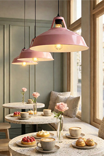 HOMİNG Dock Modern Metal Sarkıt Pembe 242569