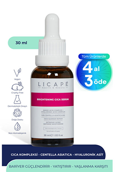 Licape %76 Centella Asiatica Aydınlatıcı Cica Serum 30ml