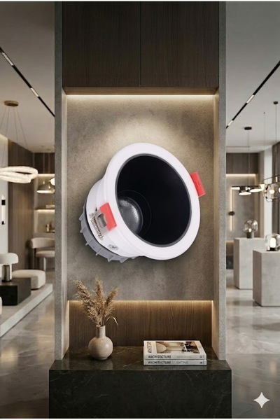 ACK Led Spot 5W Beyaz Çerçeve Beyaz Işık