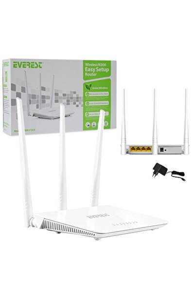 Genel Markalar EWR-F303 2.4GHZ 300Mbps 1Wan+3Lan Port Router