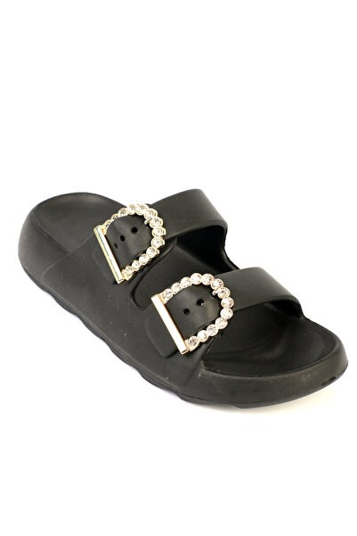 Capone Outfitters Della Eva Çift Buckled Women Slipper
