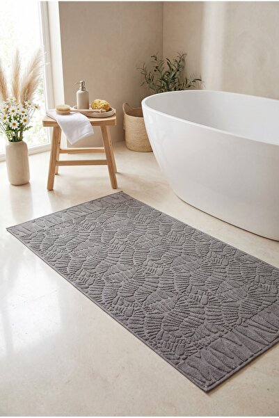 Anılsan Πετσέτα ποδιών Zayn 100% βαμβακερή - Ανθρακί 70x130, 790 γρ.