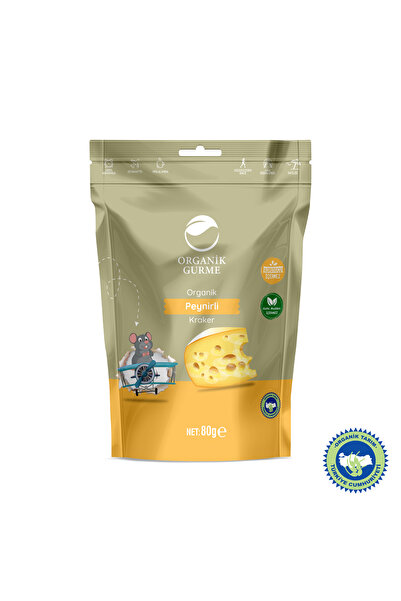 Organik Gurme Organik Peynirli Kraker 80 gr