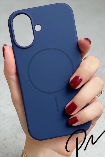 IPhone 17 Compatible Case Premium Liquid Silicone Cover with Wireless Charging Support