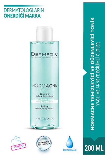 DERMEDIC NORMACNE Temizleyici ve Düzenleyici Tonik 200ML