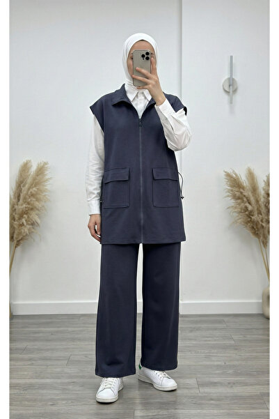 BENAHOLL Delelle Ζιβάγκο με διπλή τσέπη με τούνελ στη μέση σετ κοστούμι με γι...