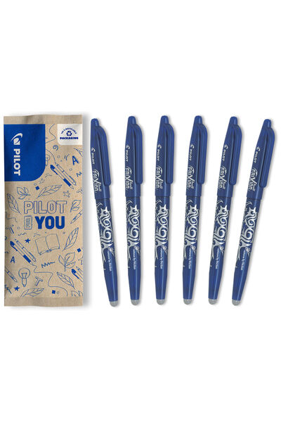 Pilot Set flow pack 6 x FriXion ball 0.7 mm albastru
