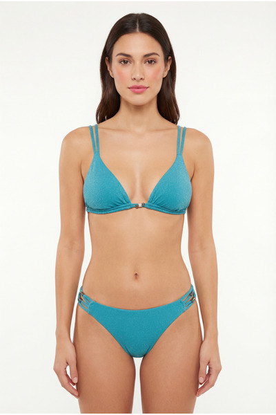 You.R by Nelson Chill şerit detaylı boncuklu bikini takımı