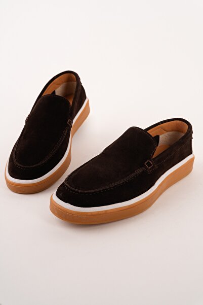 MUGGO COVENT Genuine piele întoarsă piele fără șireturi Pantofi casual pentru...