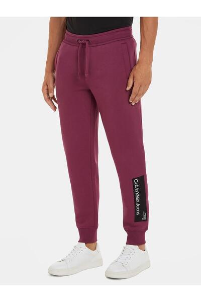 Calvin Klein Pánske bordové tepláky Calvin Klein