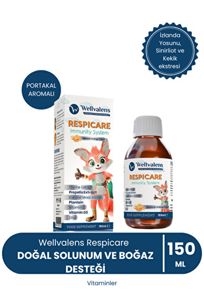 Wellvalens Respicare Bağışıklık Destek Şurubu 150 ml