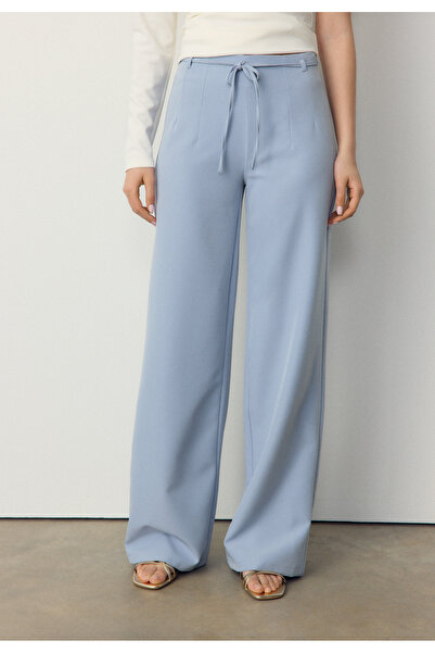 Stradivarius بنطال أنيق مزين بفيونكة