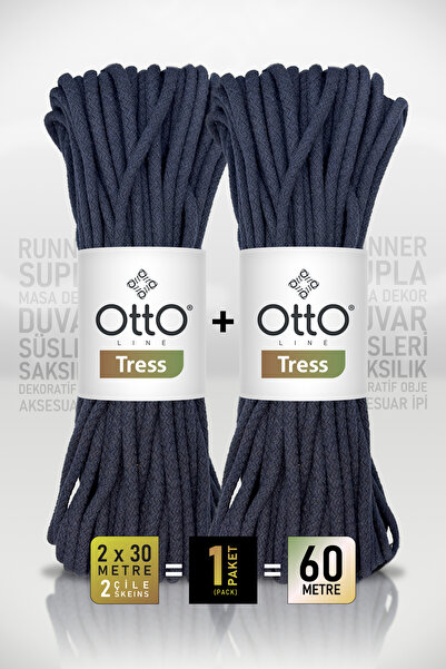 Otto Tress - Navy Blue (5043) - 2-Pack X 30M/6Mm/500Gr - Supla, Table Runner ...