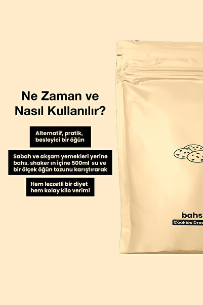 bahs. Proteinli Öğün Tozu | 2 Cookies Dream | 1 Shaker Hediye