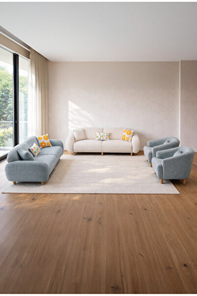 Rolivs Bonita 3+3+1+1 Koltuk Takımı/ Bukle Kumaş