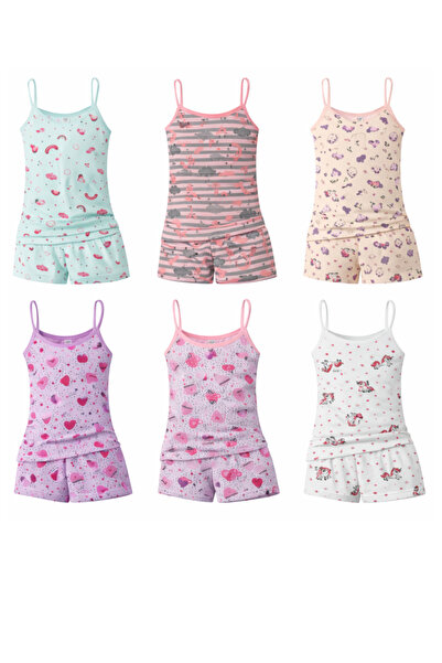 SÜSEN LİNGERİE 6-Piece Assorted Girls' Underwear Set, Girls' Cotton Boxers an...