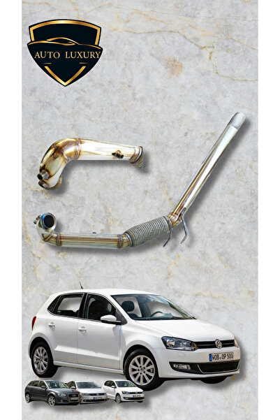 AUTO LUXURY VW Polo 1.6 TDI CAY Motor Uyumlu Krom Downpipe - Yüksek