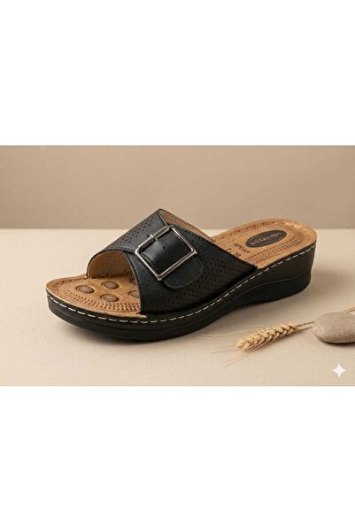 Apella Sirma New Model Full Orthopedic Single Buckle Mother Slippers