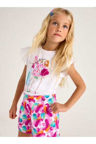 MAYORAL KIZ ÇOCUK 3905 DESENLİ SKORT GKM0193