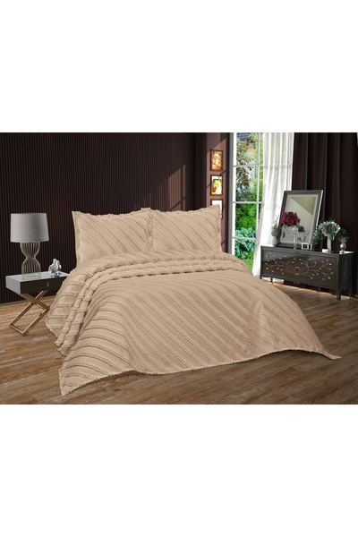 My Bed Home Collection PONPON SERIJA MANJE MODEL 3-DELNI PIKE SET SA JASTUKOM...