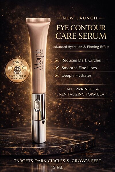 morphbeauty Titreşim Başlıklı Göz Çevresi Serumu 15 ml – Koyu Halka & Kırışık...