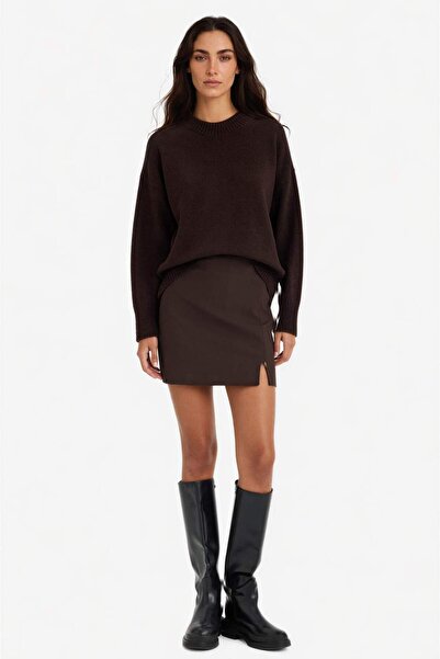 DeFacto Μίνι φούστα κανονική μέση F8910AX25AU