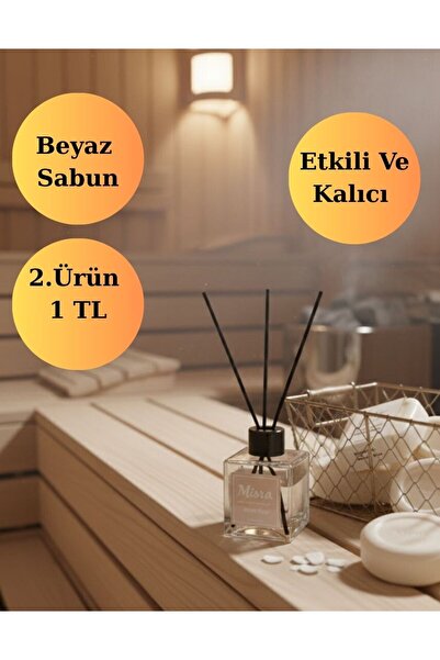 misra home collection 100ml Beyaz Sabun Kokusu Çubuklu Oda Kokusu Koku Dolap ...
