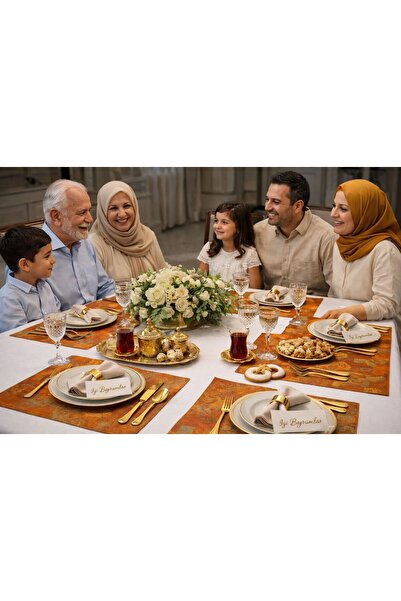 GenelTedarik Color Your Holiday Tableware: 12-Piece Disposable American Servi...