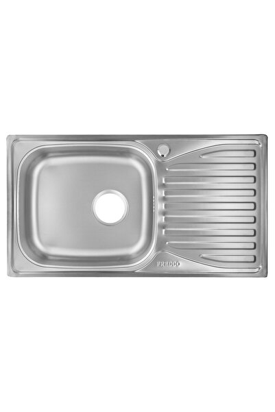Freddo Chiuveta inox SN9019S, pentru blat, finisaj satinat, cuva stanga, scur...