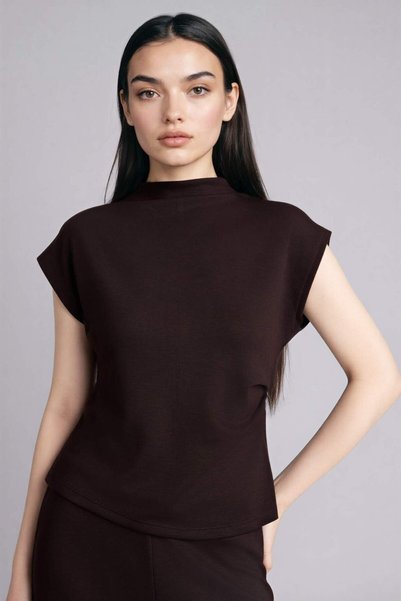 DeFacto Tricou cu guler pe gât, croială slim fit F7760AX25AU