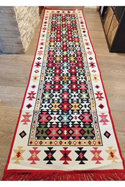 OEM Covor țesut, față-verso, dimensiune 80 x 300 cm H&H 1079