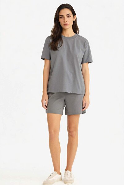 DeFacto Βασικό απλό βερμούδα με κορδόνια στη μέση F7997AX25AU