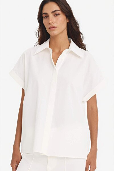 DeFacto 100% Βαμβακερό Πουκάμισο Ποπλίνας Κανονικής Εφαρμογής F9141AX25WN