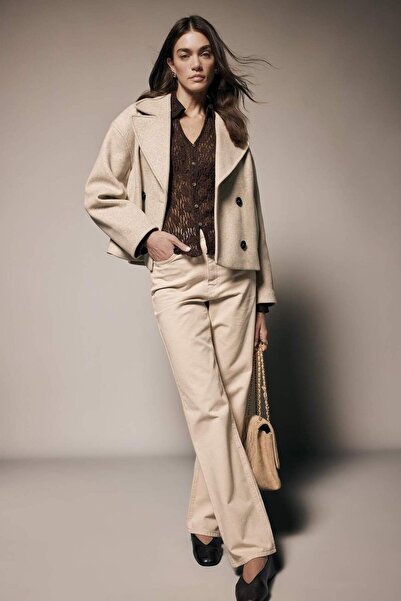 DeFacto 100% pamuk Hlače ravnog kroja sa normalnim strukom Gabardin (26 SP)