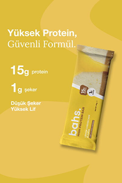 bahs. Whey Protein Bar - Lemon Cheesecake